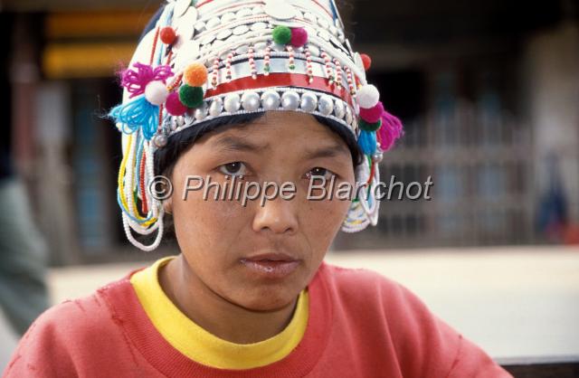 laos 23.JPG - Femme Aka, Bokeo province, Nord Laos